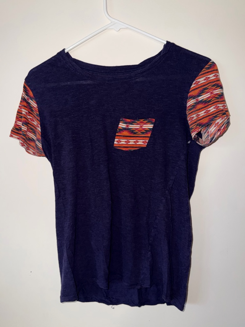 Dreamgirl Navy Graphic Label Tee
